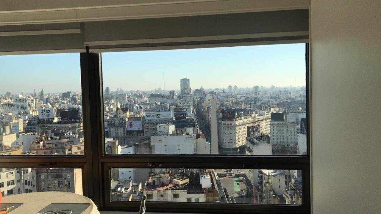 Que Mejor Vista Del Obelisco Piso A La Calle Corrientes Буэнос-Айрес Экстерьер фото