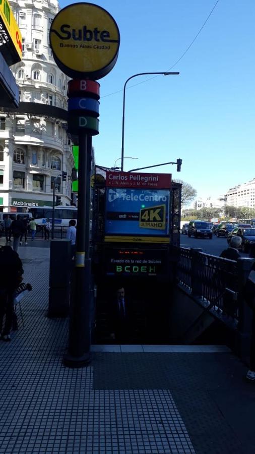 Que Mejor Vista Del Obelisco Piso A La Calle Corrientes Буэнос-Айрес Экстерьер фото