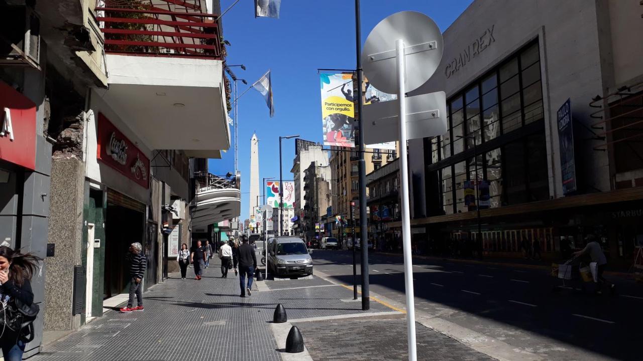Que Mejor Vista Del Obelisco Piso A La Calle Corrientes Буэнос-Айрес Экстерьер фото