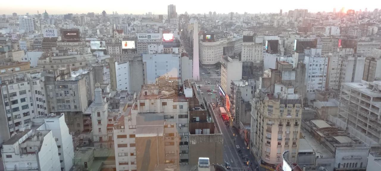 Que Mejor Vista Del Obelisco Piso A La Calle Corrientes Буэнос-Айрес Экстерьер фото
