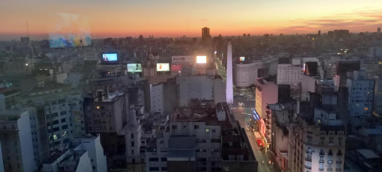 Que Mejor Vista Del Obelisco Piso A La Calle Corrientes Буэнос-Айрес Экстерьер фото